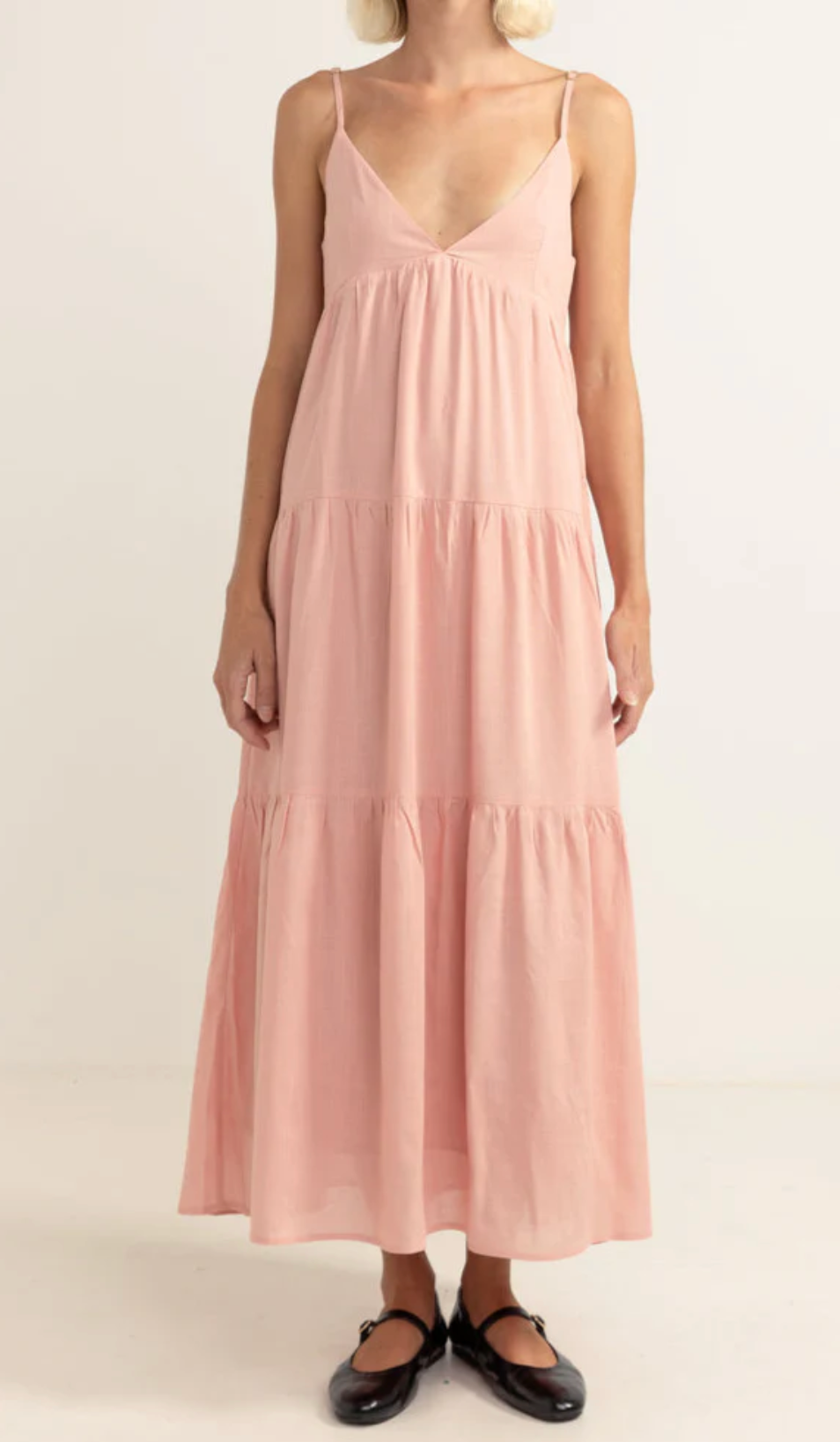 Classic Tiered Midi Dress