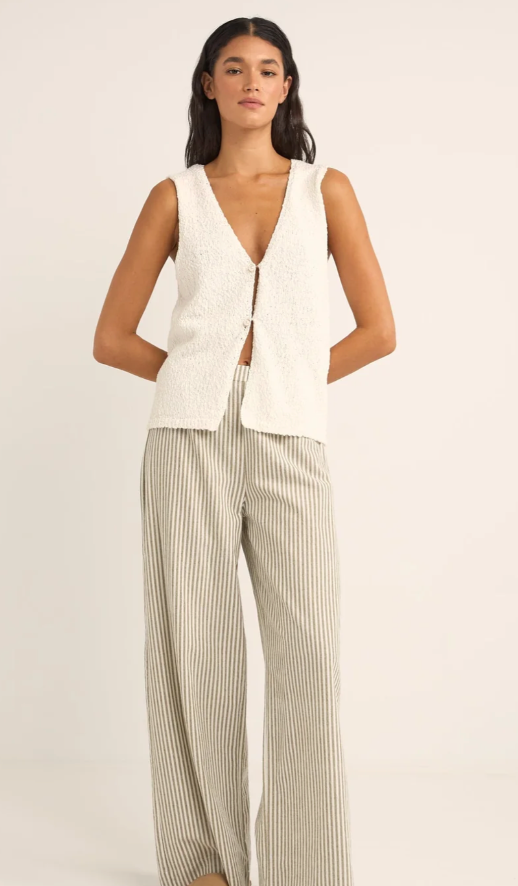 Adele Longline Knit Vest