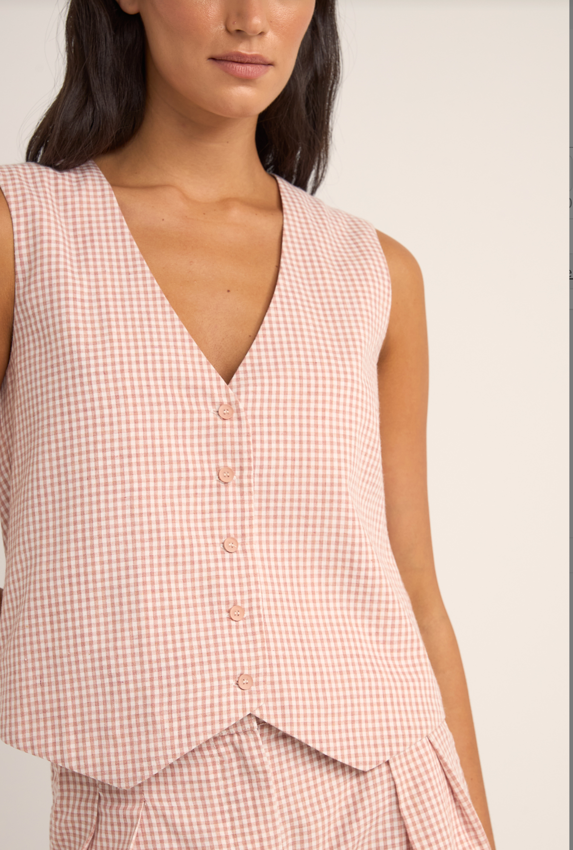 Lola Check Vest