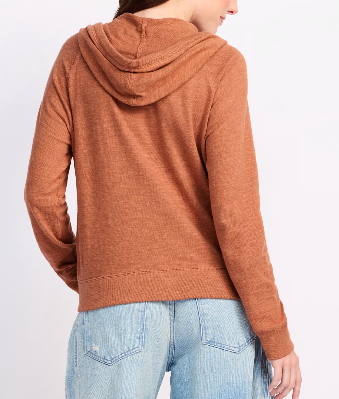 Sunwashed Slub Hoodie - Dusty Sienna