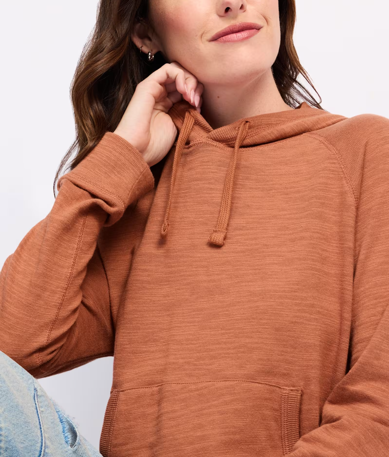 Sunwashed Slub Hoodie - Dusty Sienna