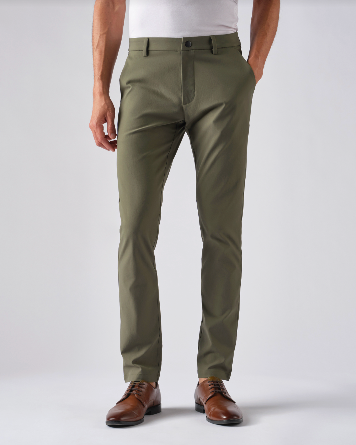 Gotham Pant - Slim - Lichen Green
