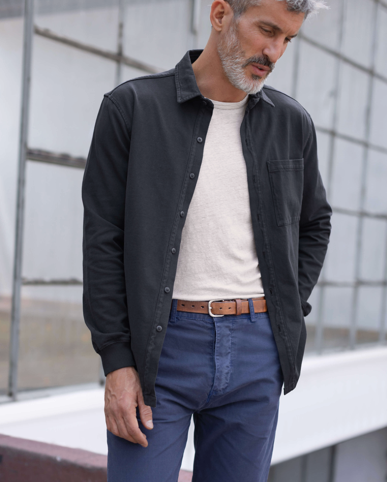 Caza Knit Shirt - Night