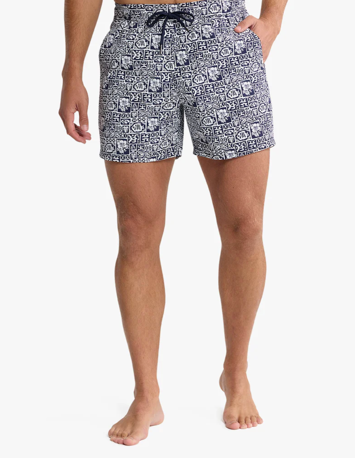Bungalow Trunk - Navy Sea Tiles