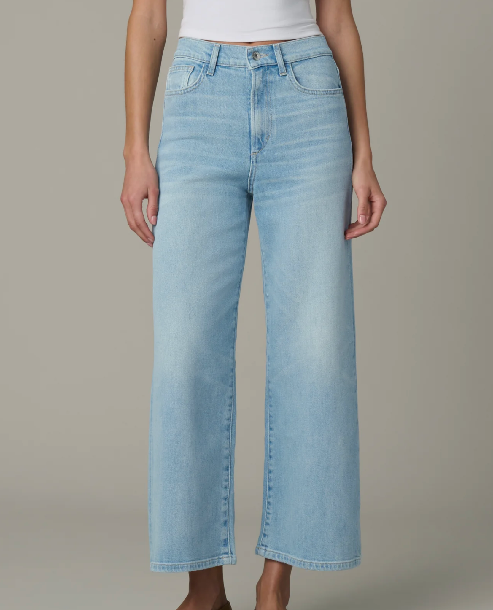 The Mia - High Rise Wide Leg Ankle - Surreal