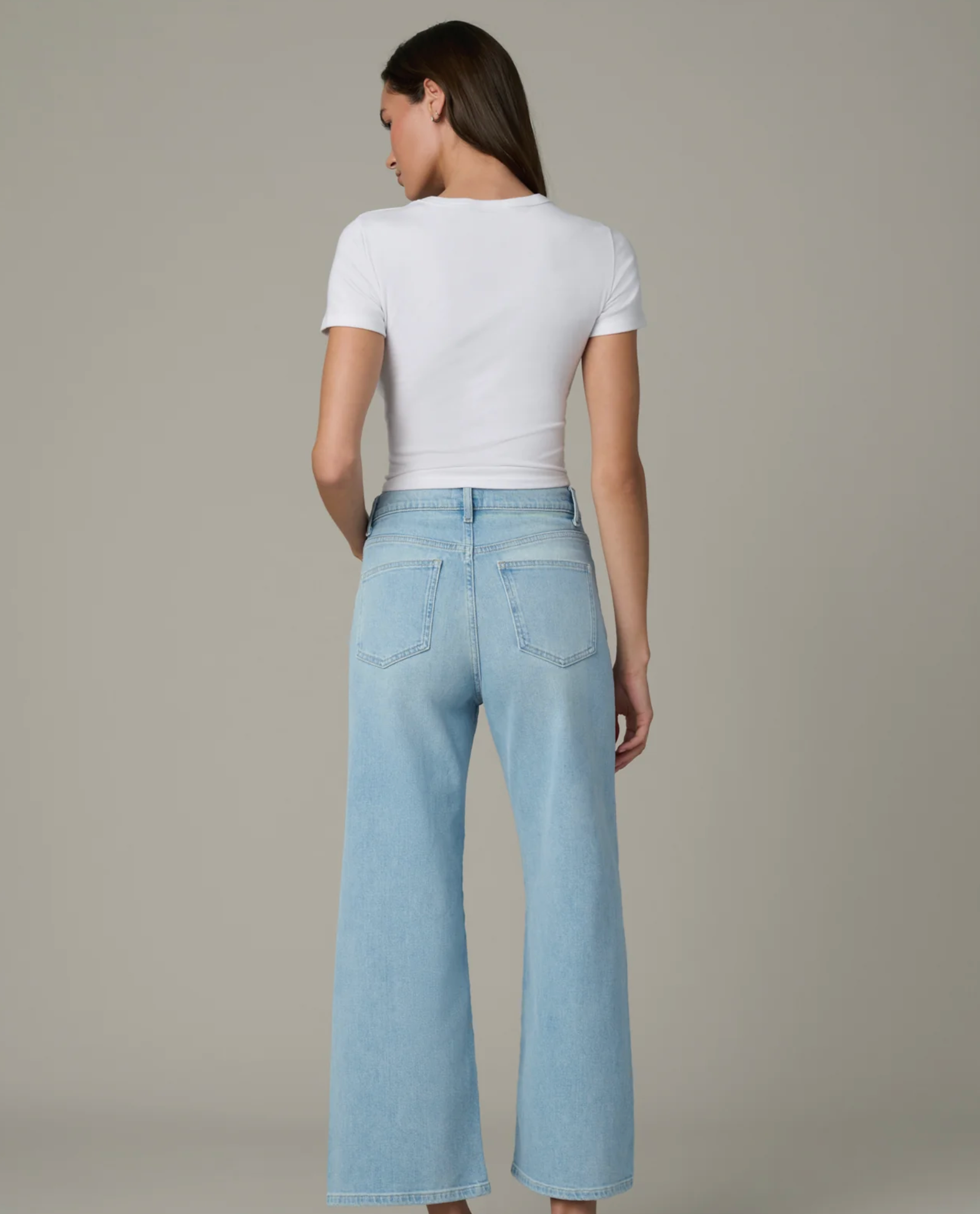 The Mia - High Rise Wide Leg Ankle - Surreal