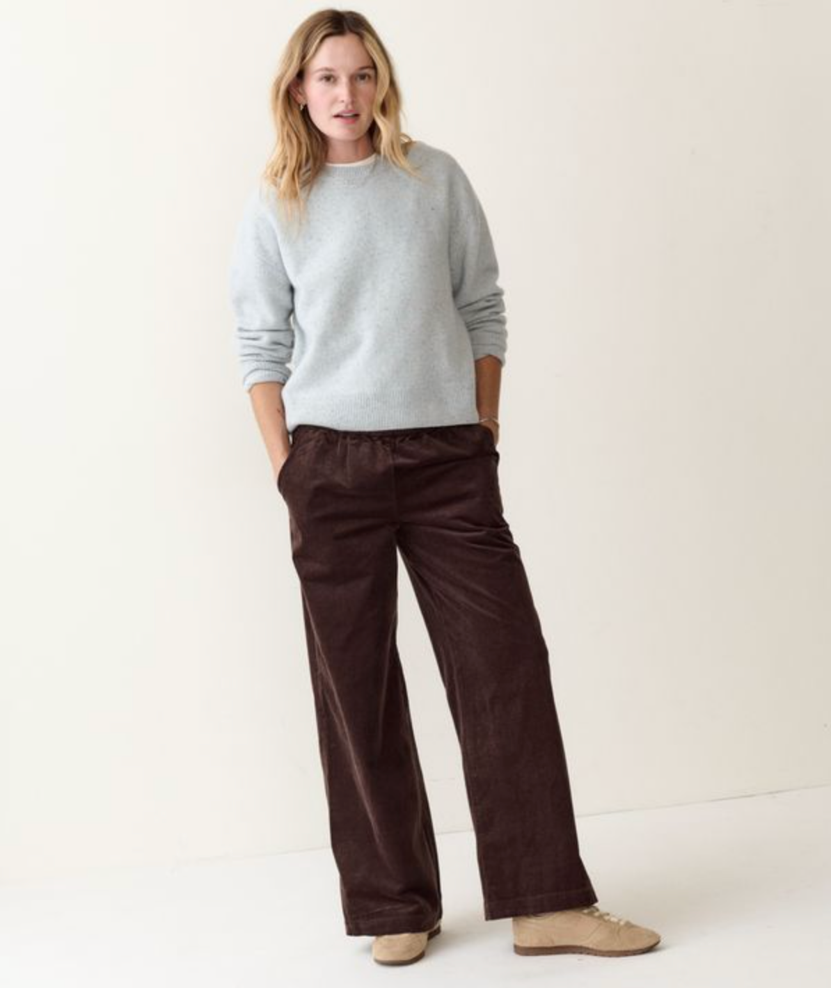 Allison Cord Trouser - Dark Chocolate