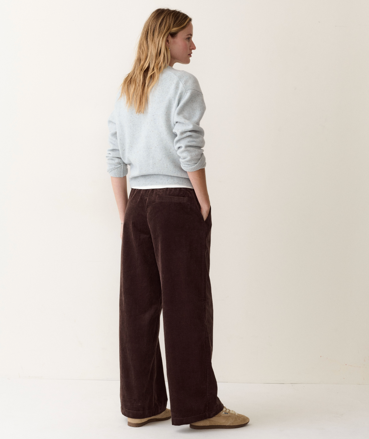 Allison Cord Trouser - Dark Chocolate