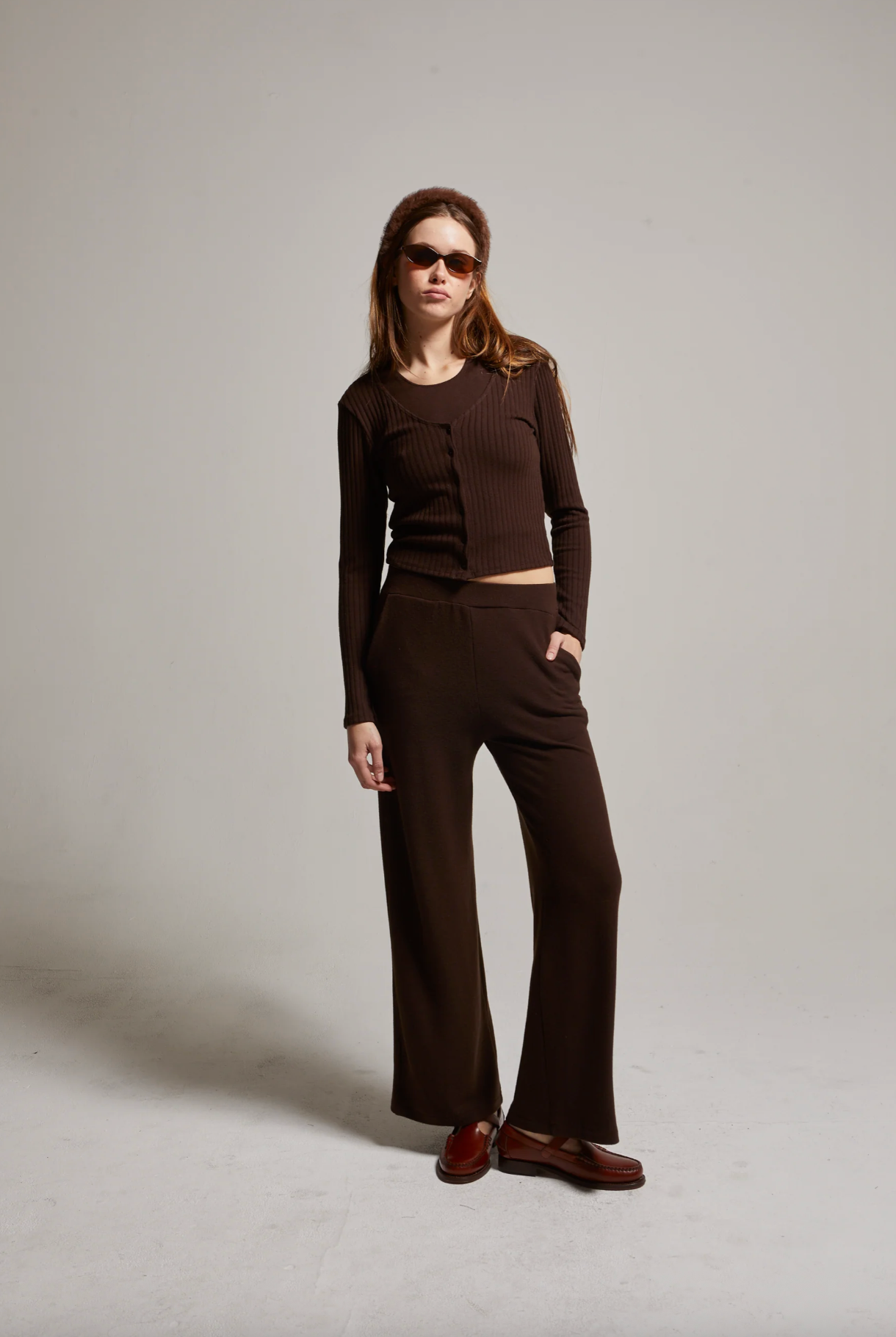 Cora Cardigan - Chocolate