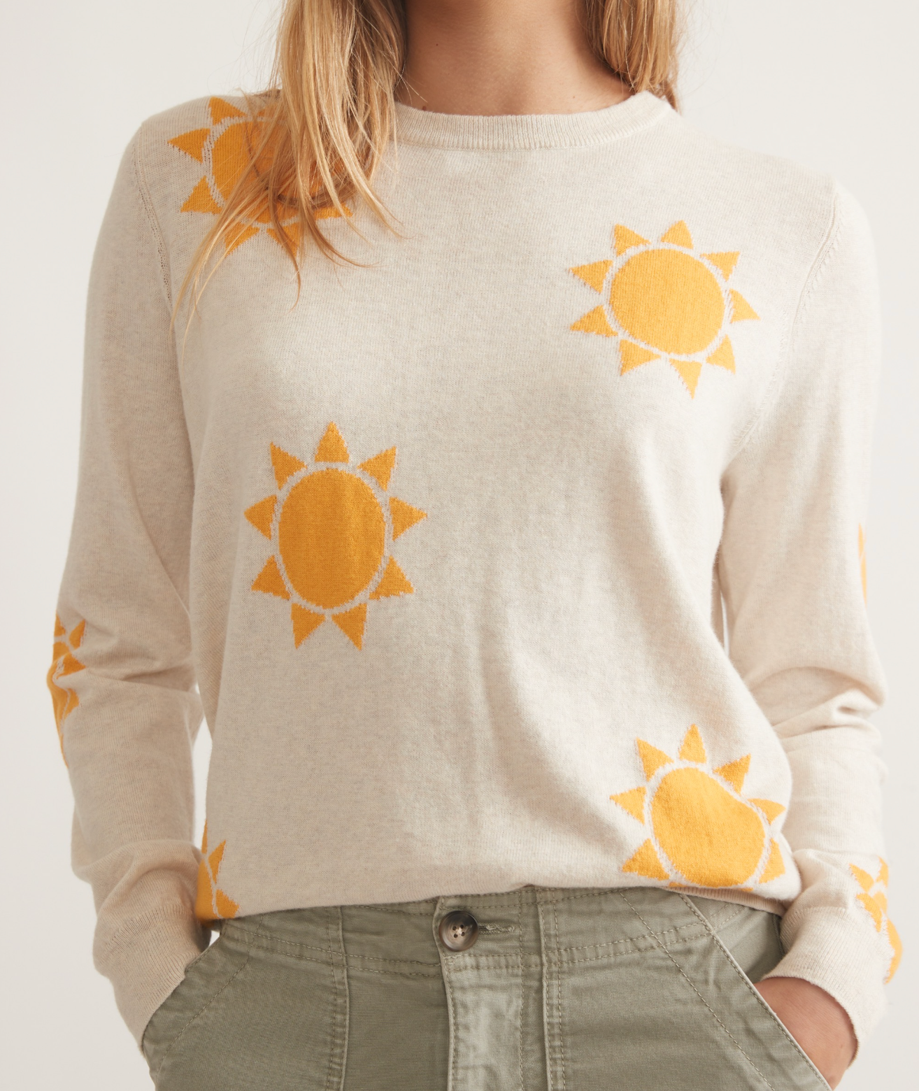 Icon Sweater - Sun Print