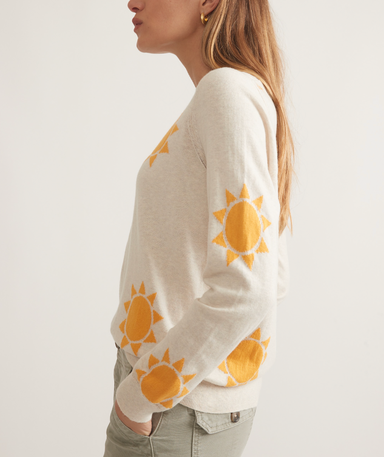 Icon Sweater - Sun Print
