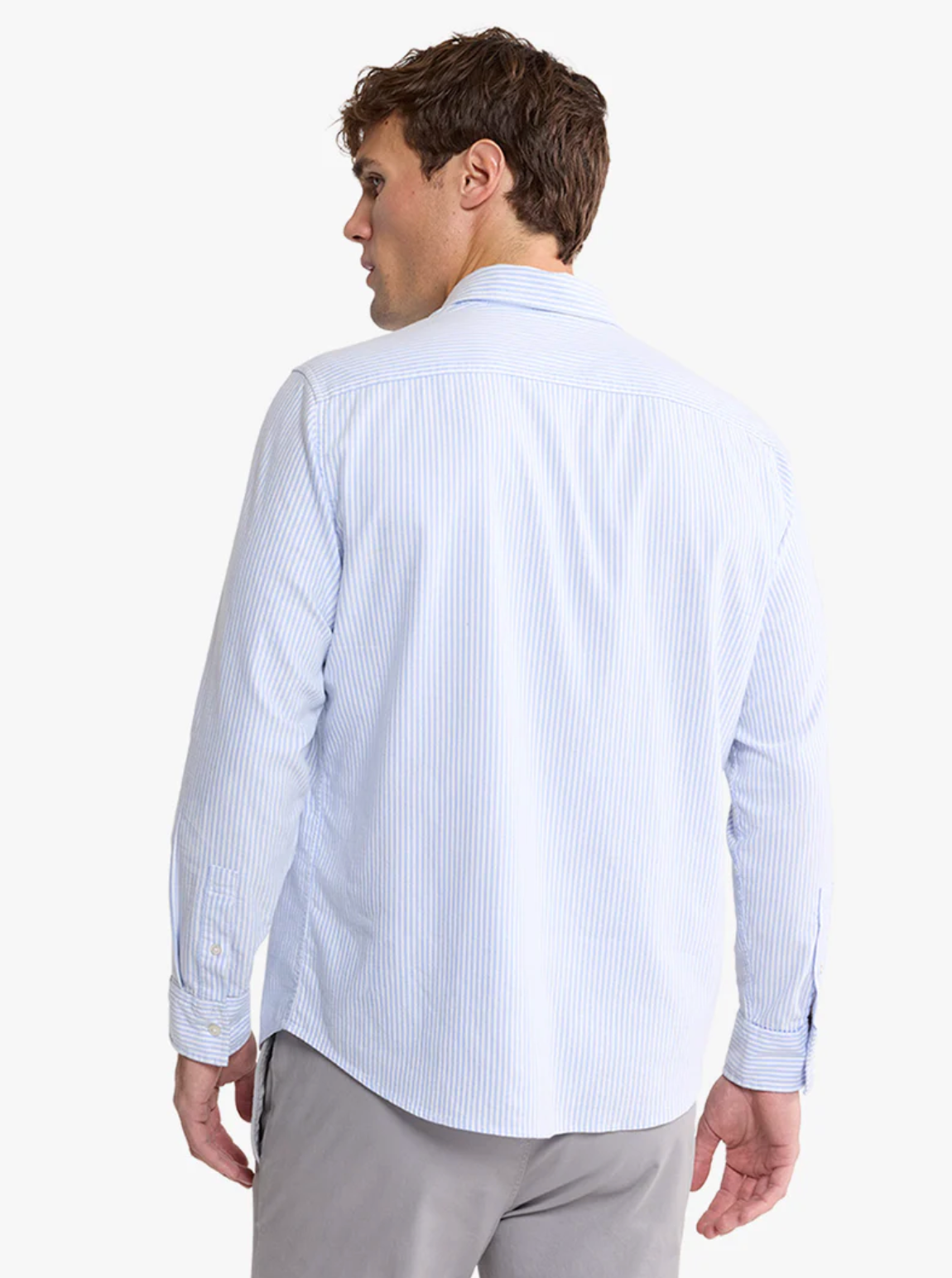 Salty Oxford Shirt - Light Blue Stripe