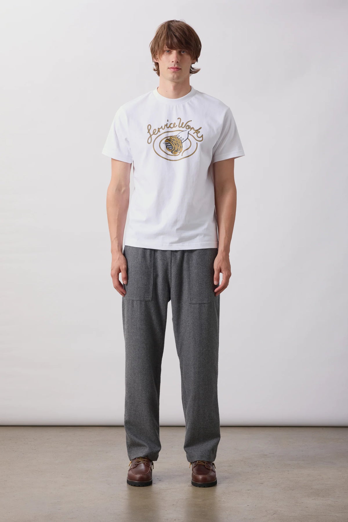 Spaghetti Tee - White