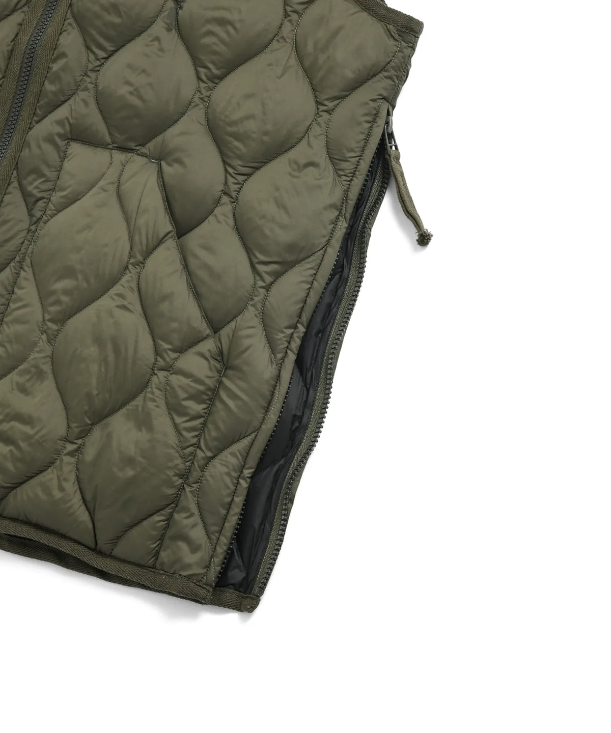 Unisex Military V-Neck W-Zip Down Vest (Soft Shell)