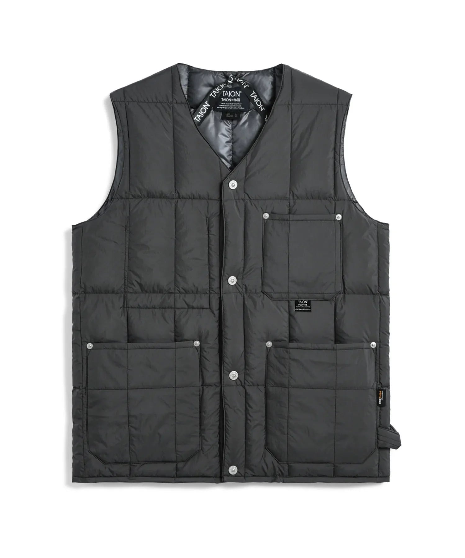 Unisex Work V-Neck Button Down Vest