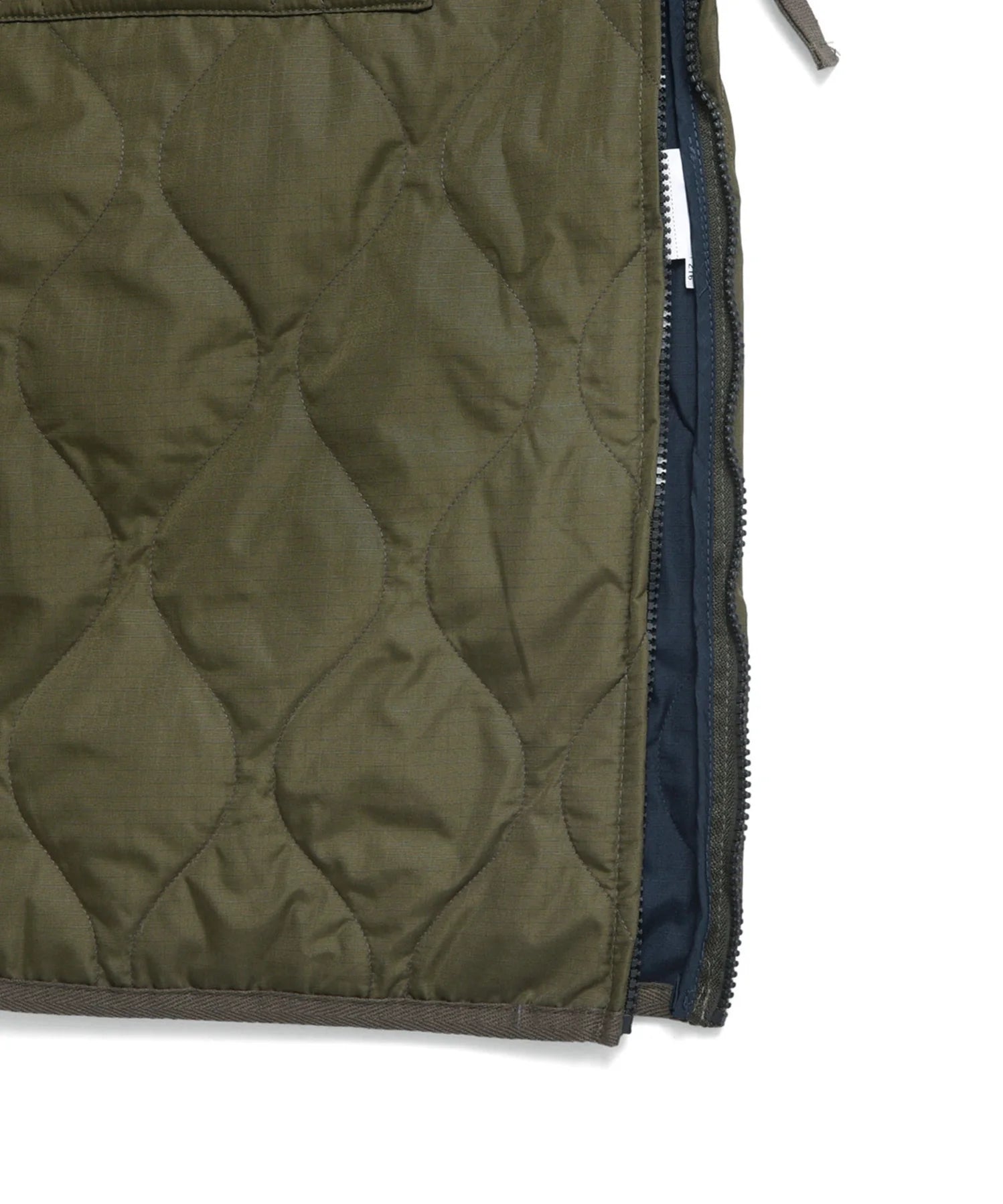 Unisex Military Hood Long Down Coat (Hard Shell)