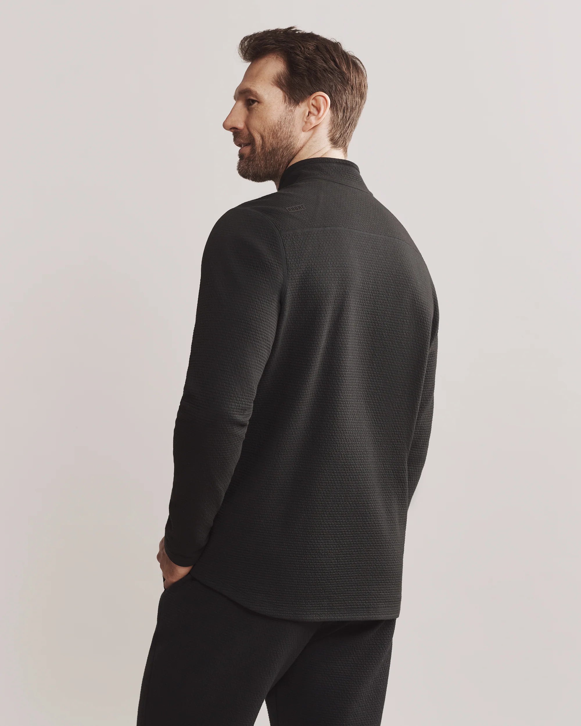 Tribeca Tech 1/2 Zip - Black