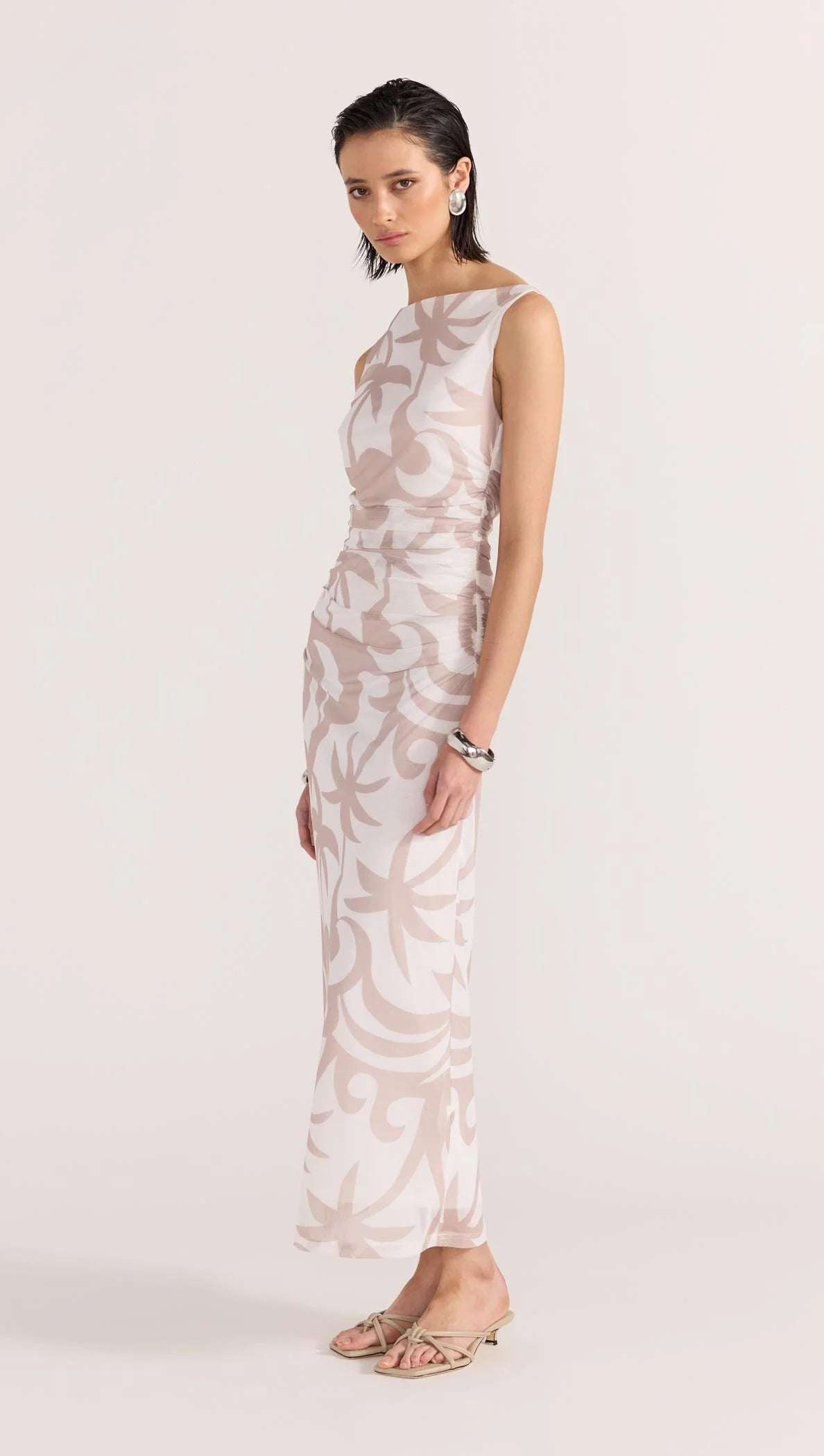 Celeste Mesh Maxi Dress