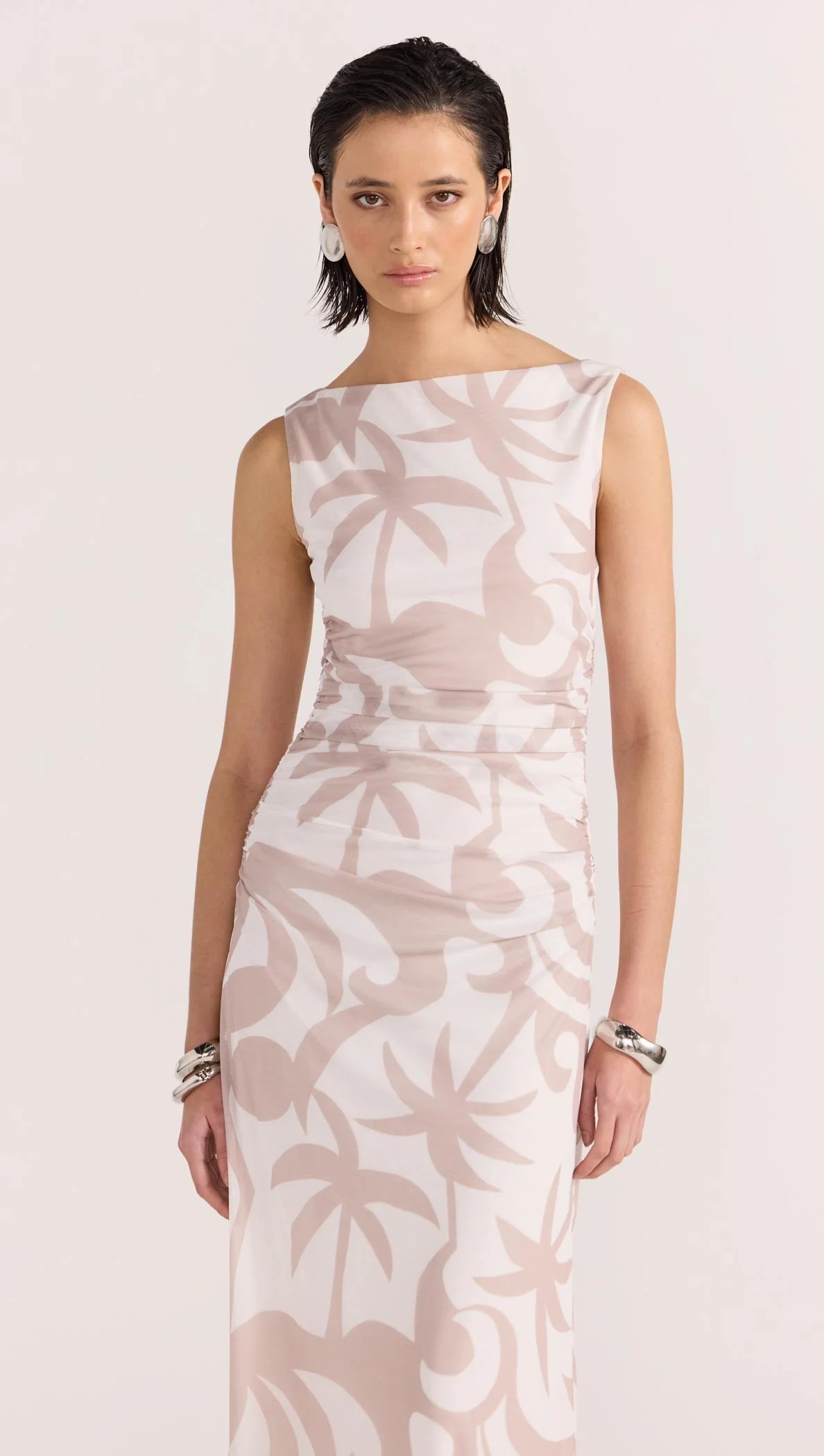 Celeste Mesh Maxi Dress