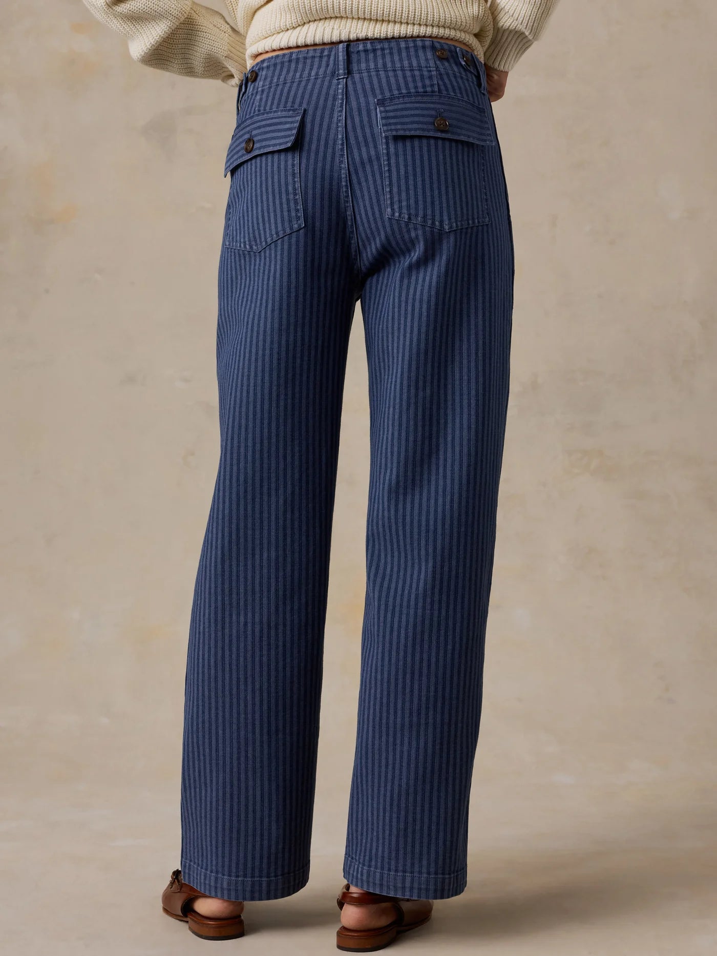 Topsail Utility Pant - Riverline Stripe