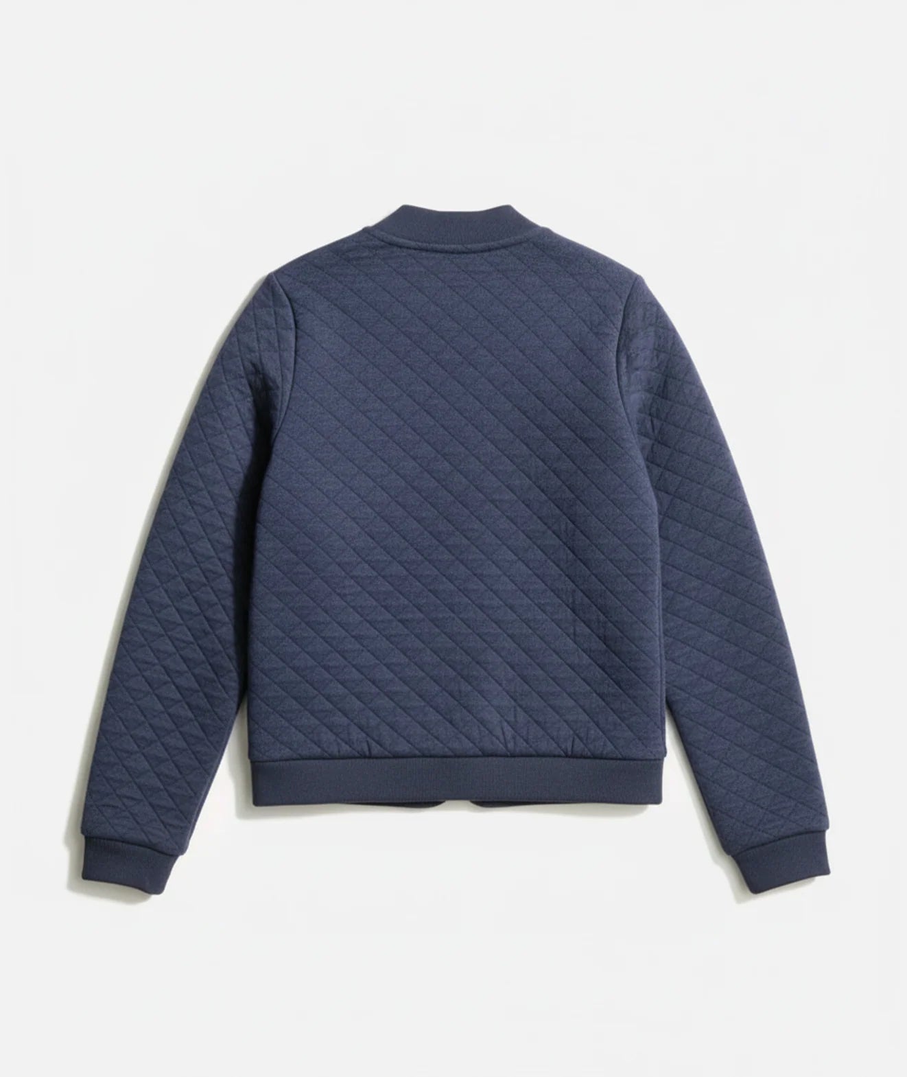 Corbet Quilted Bomber - Navy Heather
