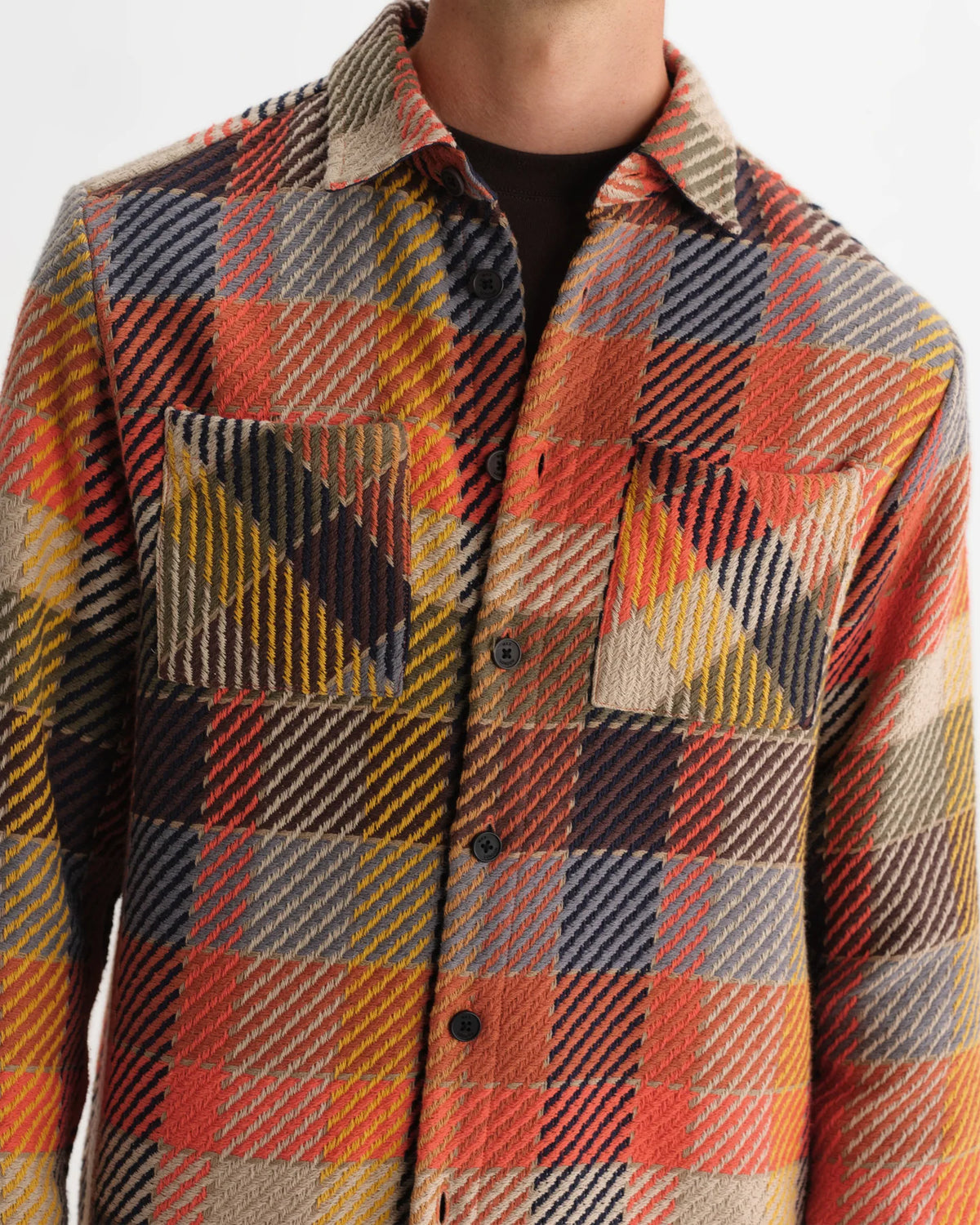Whiting - Orange Pike Check Overshirt