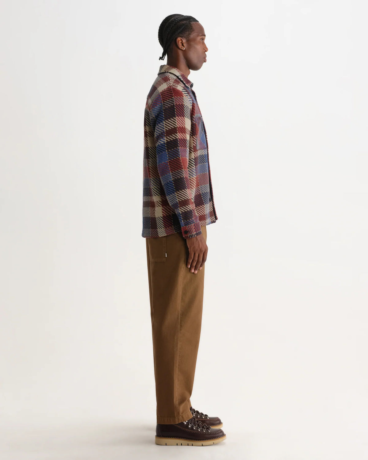 Whiting - Rust And Multicolour Pike Check Overshirt