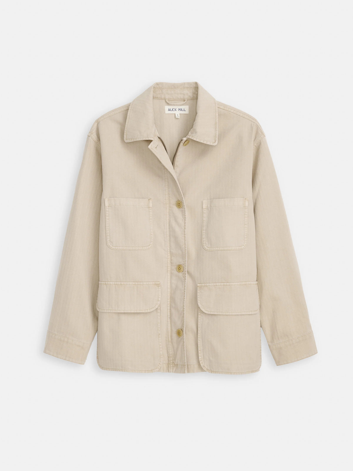 Painter Jacket in Herringbone - Sand