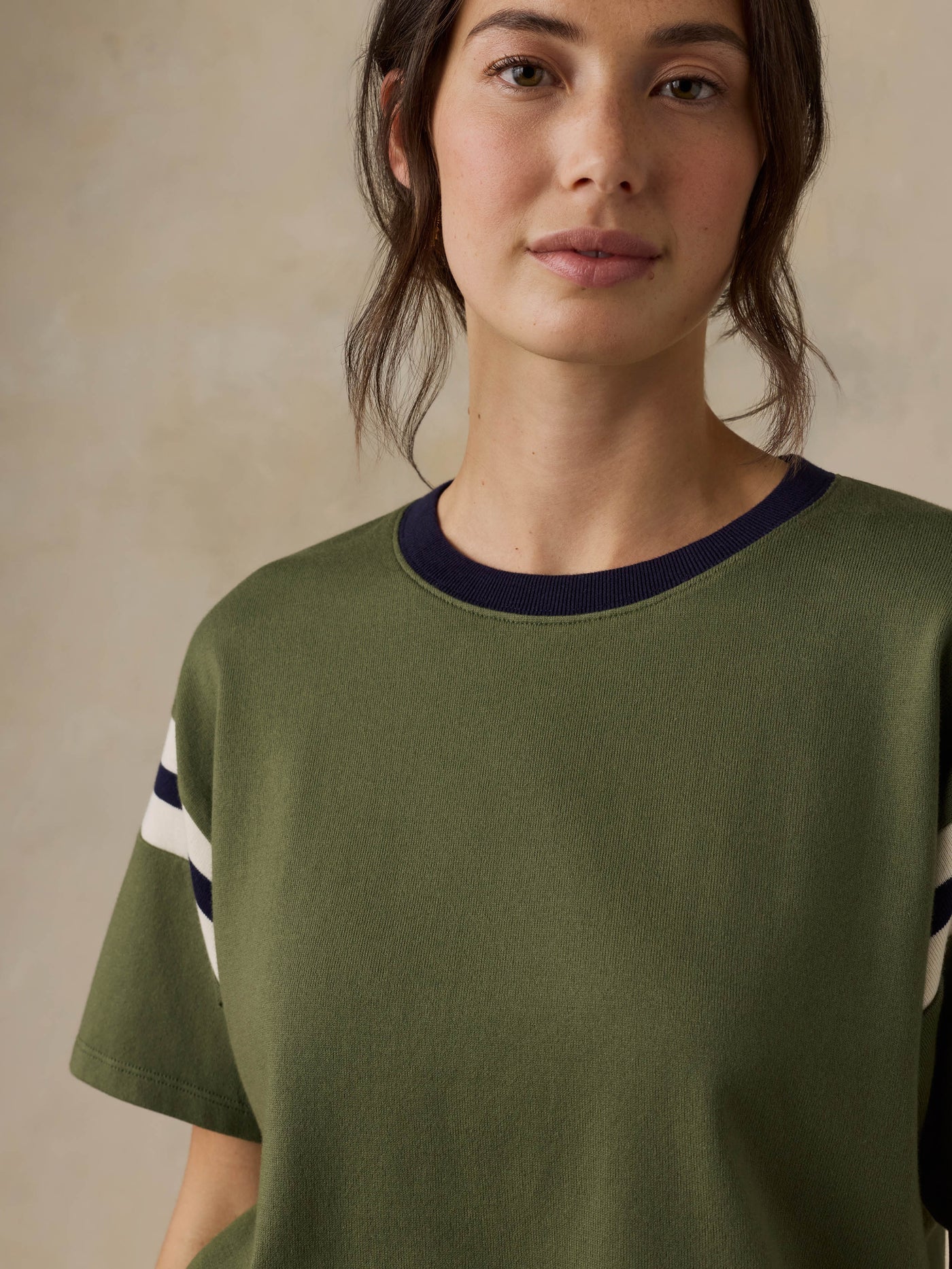 Sport Jersey Throwback Tee - Clover Varsity