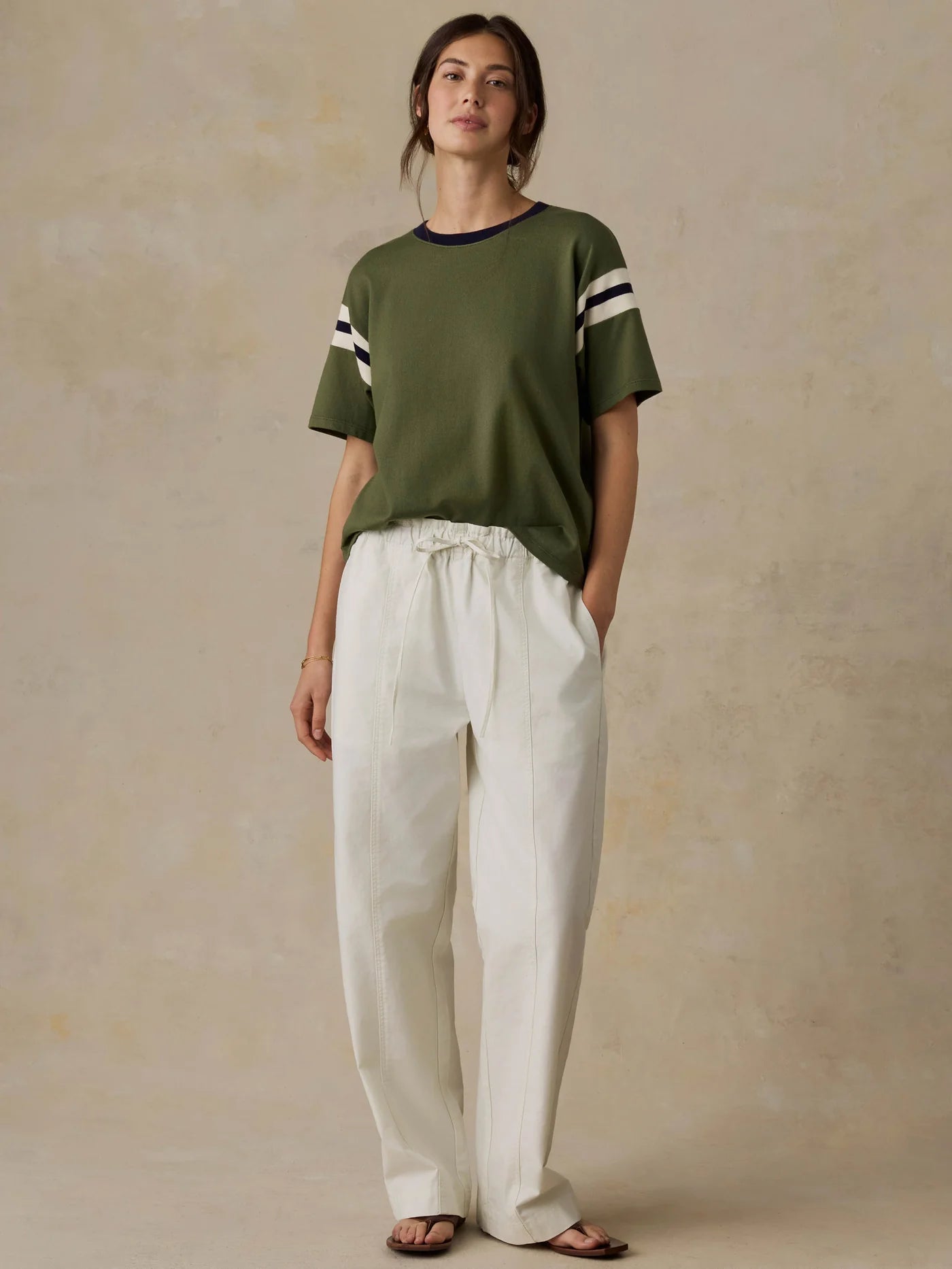 Sport Jersey Throwback Tee - Clover Varsity