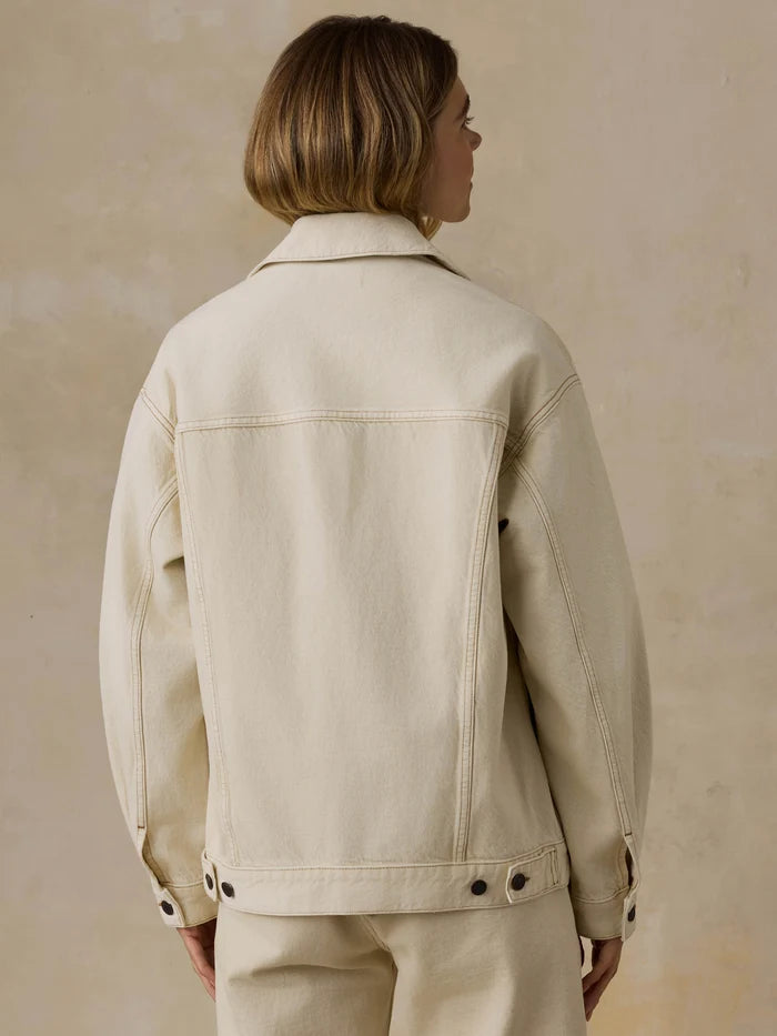 Driftwood Denim Jacket - Almond Milk