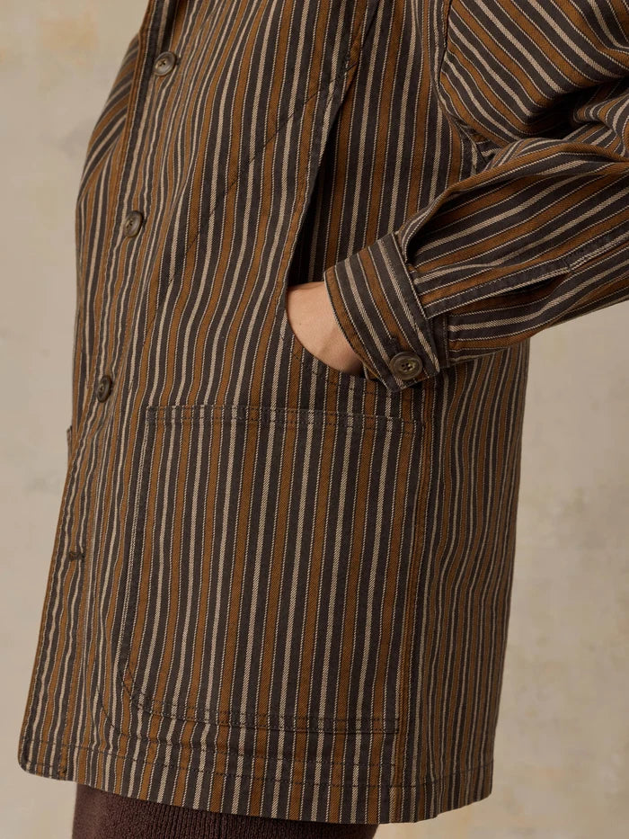Twill Tide Chore Jacket - Maple Cove Stripe