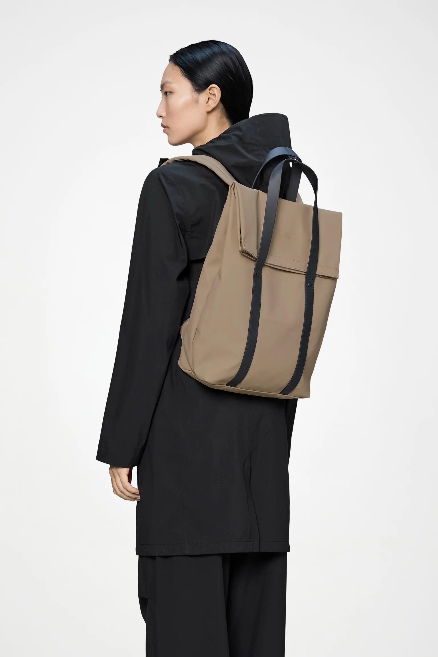 2 Way Tote Backpack - Beige