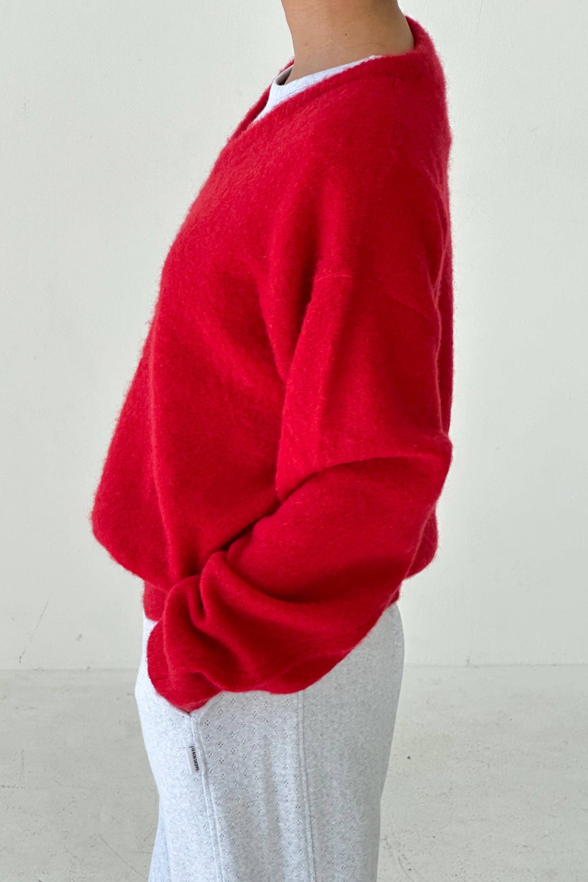 James Mohair Sweater - Red
