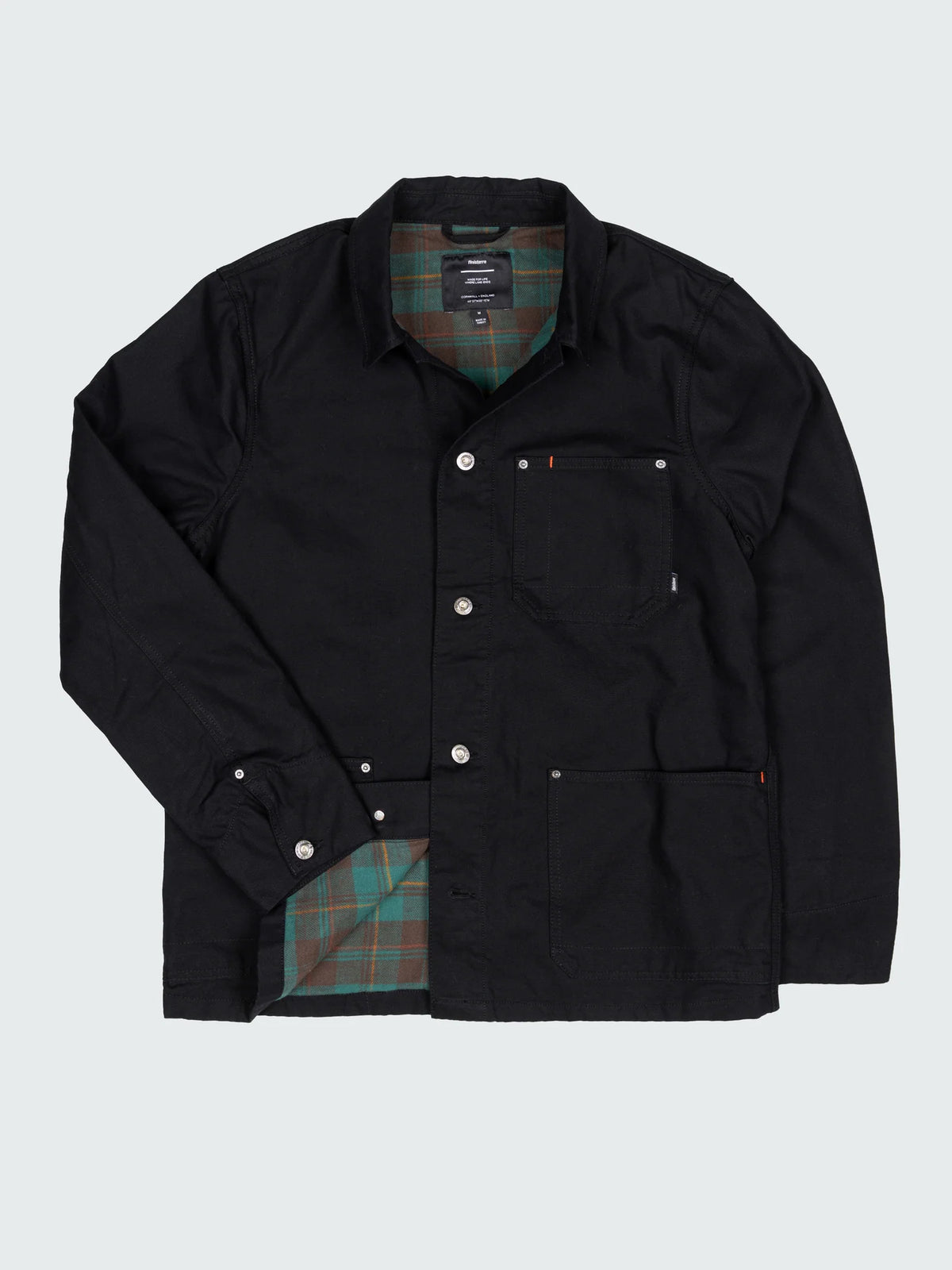 Basset Flannel Lined Jacket - Black