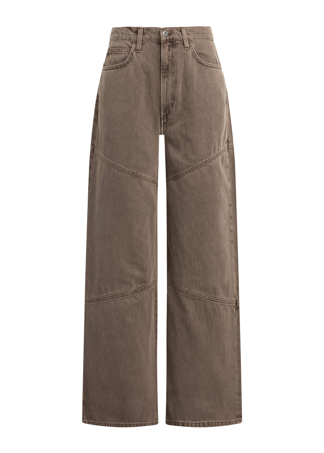 The Harlowe Seamed Jeans - Tiramisu