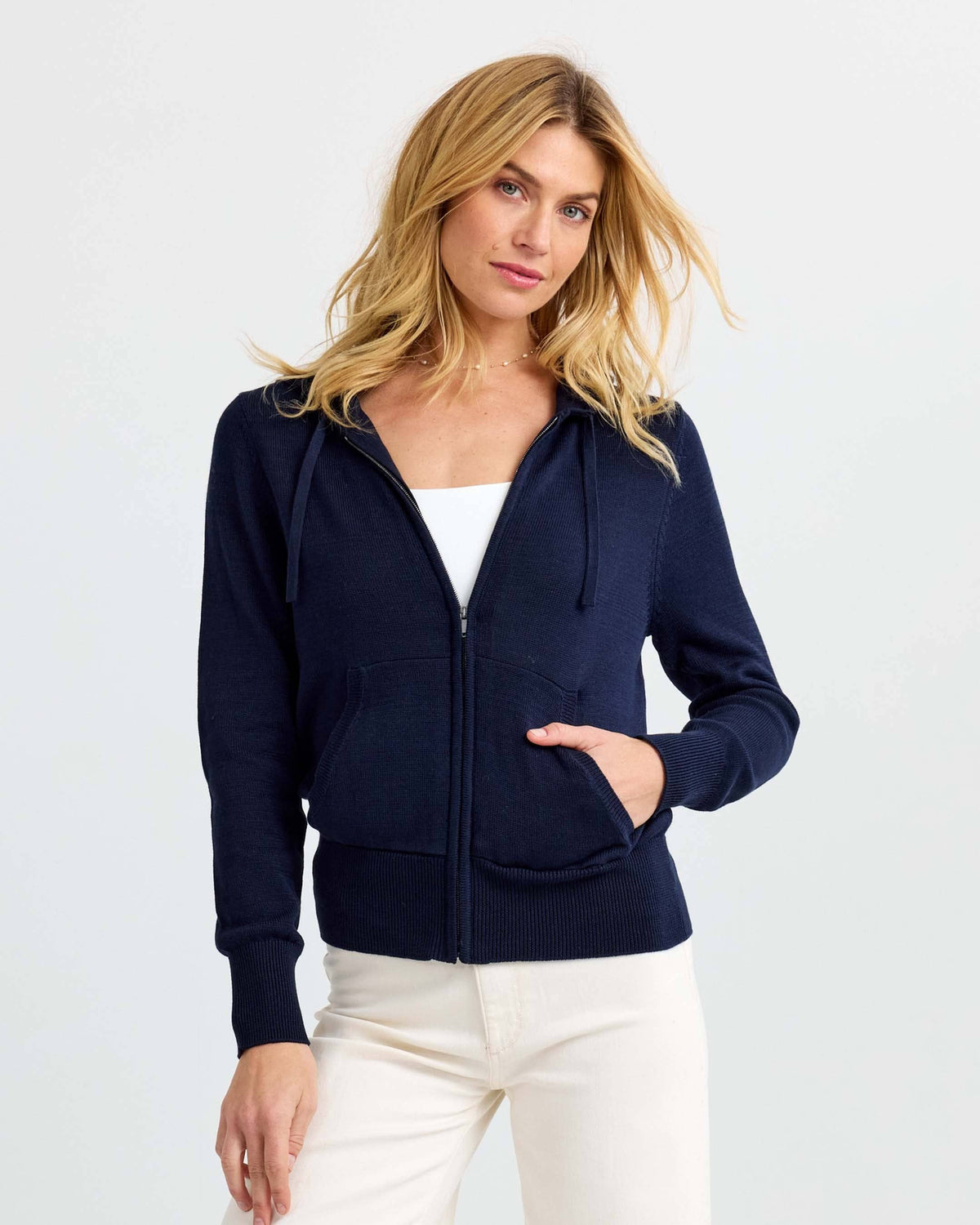 Everyday Cotton Hoodie - Navy