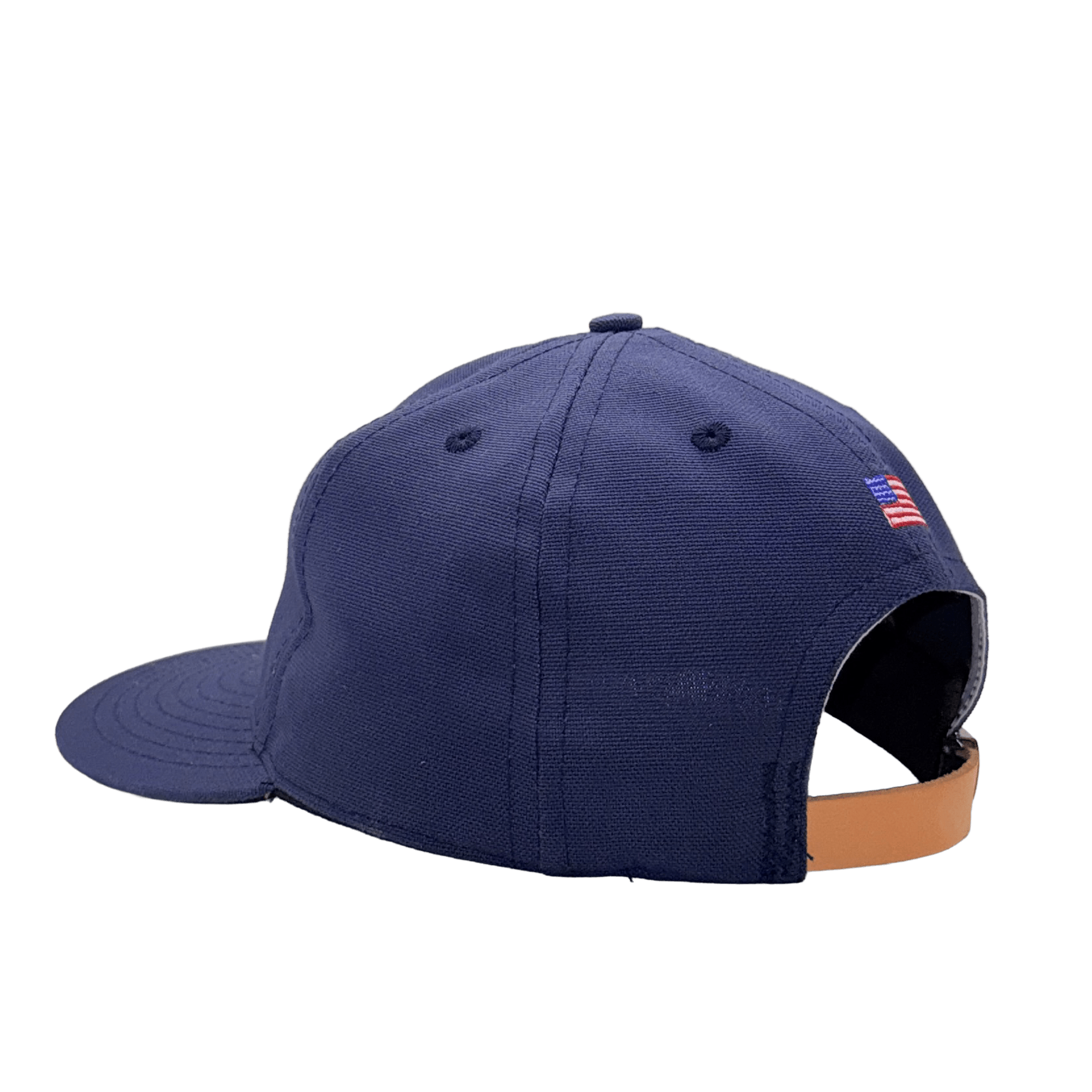 Soft Brim Ball Cap - American Canvas Plain Front - Rocky Mountain Blue