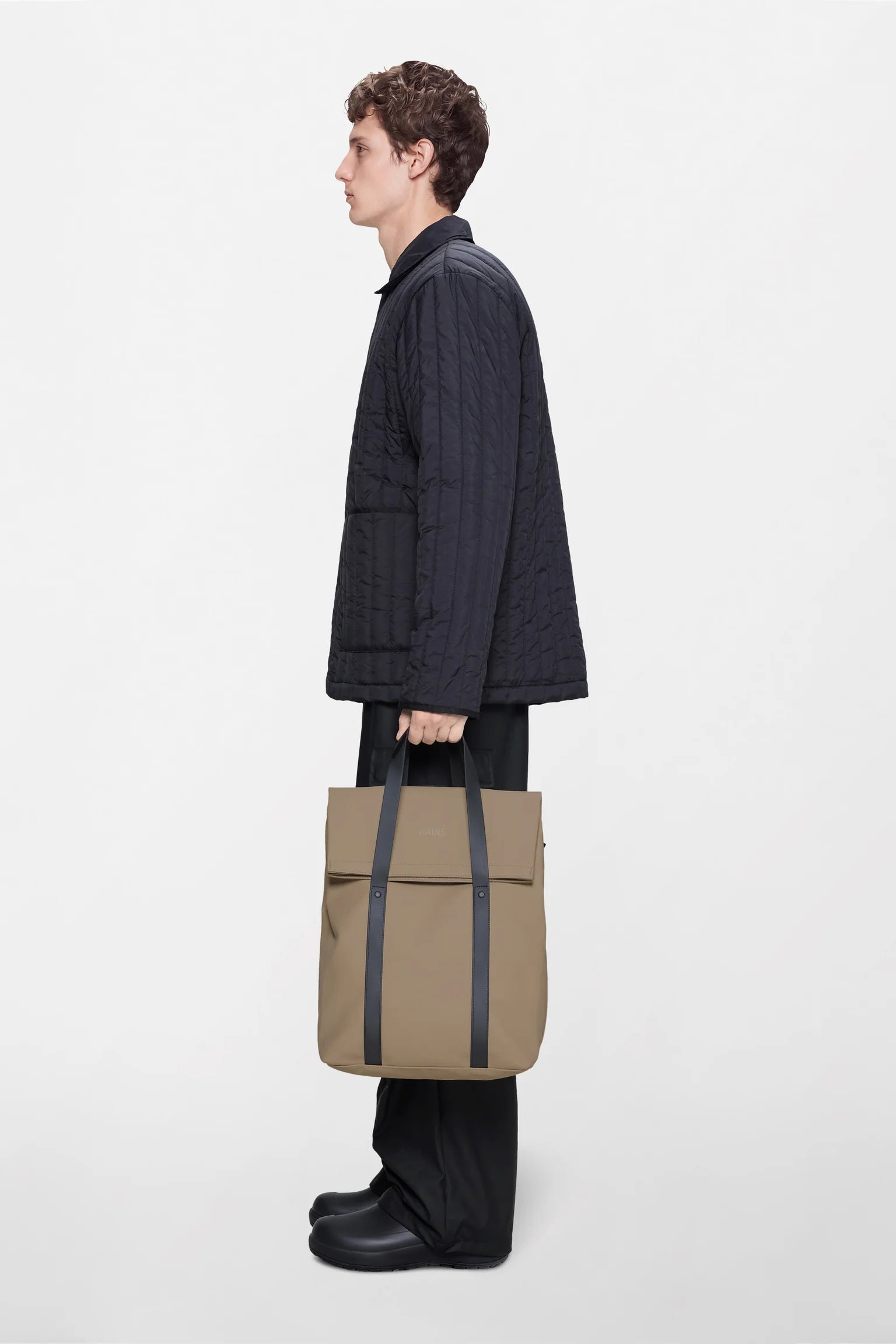 2 Way Tote Backpack - Beige