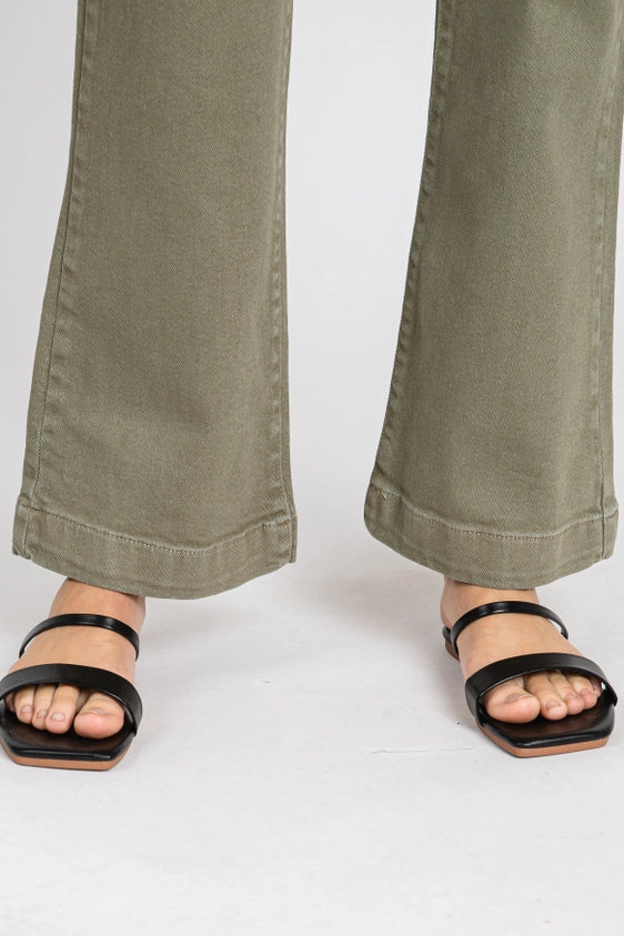 Sicily Wide Hem - Artichoke