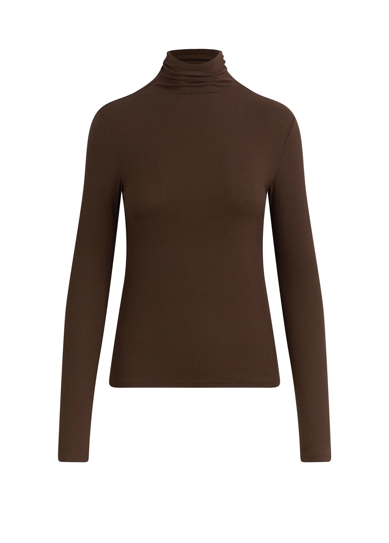The Tony Long Sleeve Top - Dark Chocolate