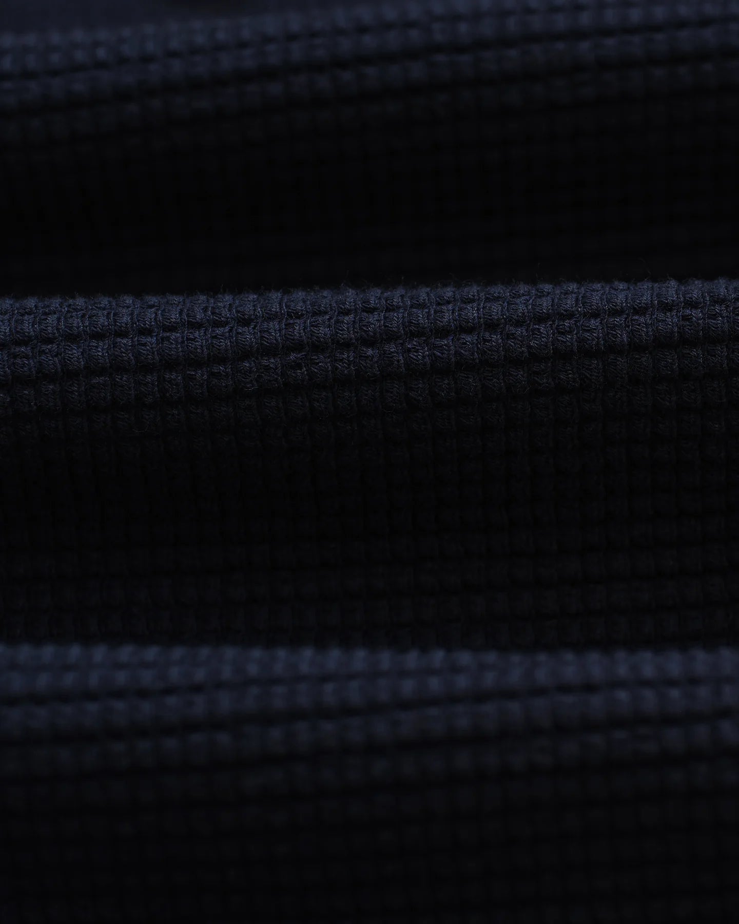 Clayland - Navy Textured Waffle Short-Sleeve Shirt