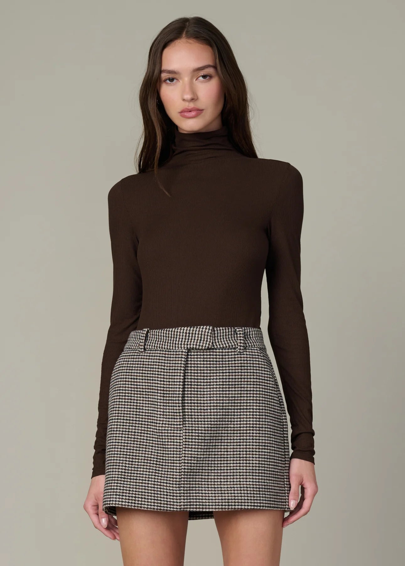 The Tony Long Sleeve Top - Dark Chocolate