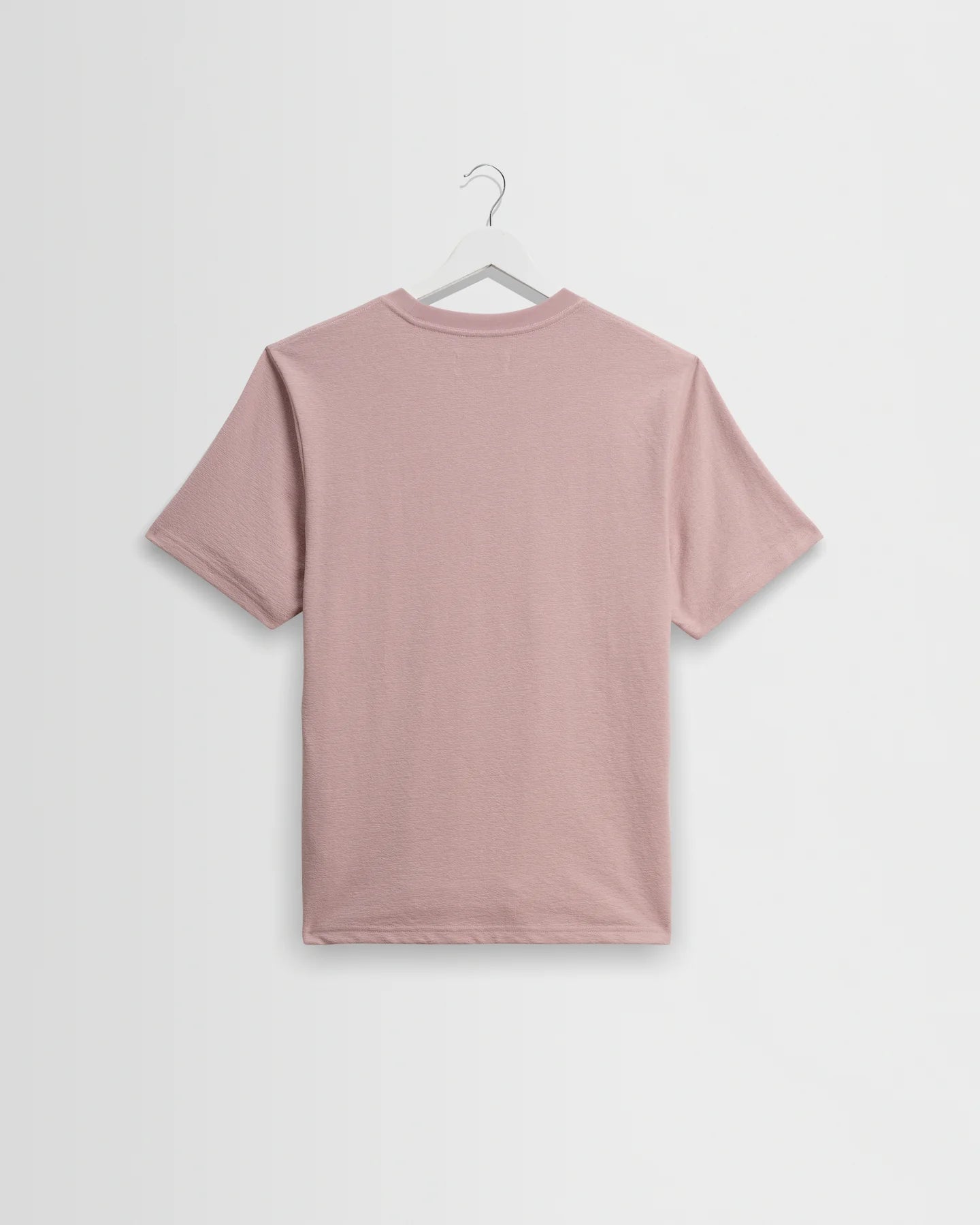 Dean Textured Organic Cotton T-Shirt - Dusty Pink