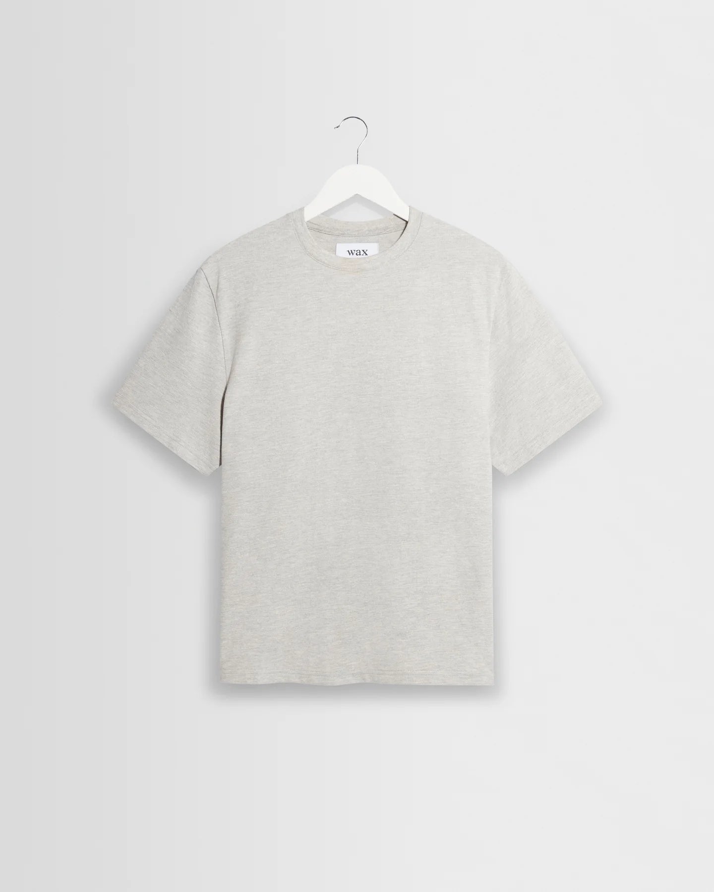Dean Textured Organic Cotton T-Shirt - Grey Marl