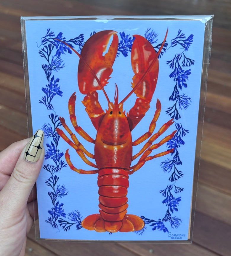 Lobster Art Print - 5x7
