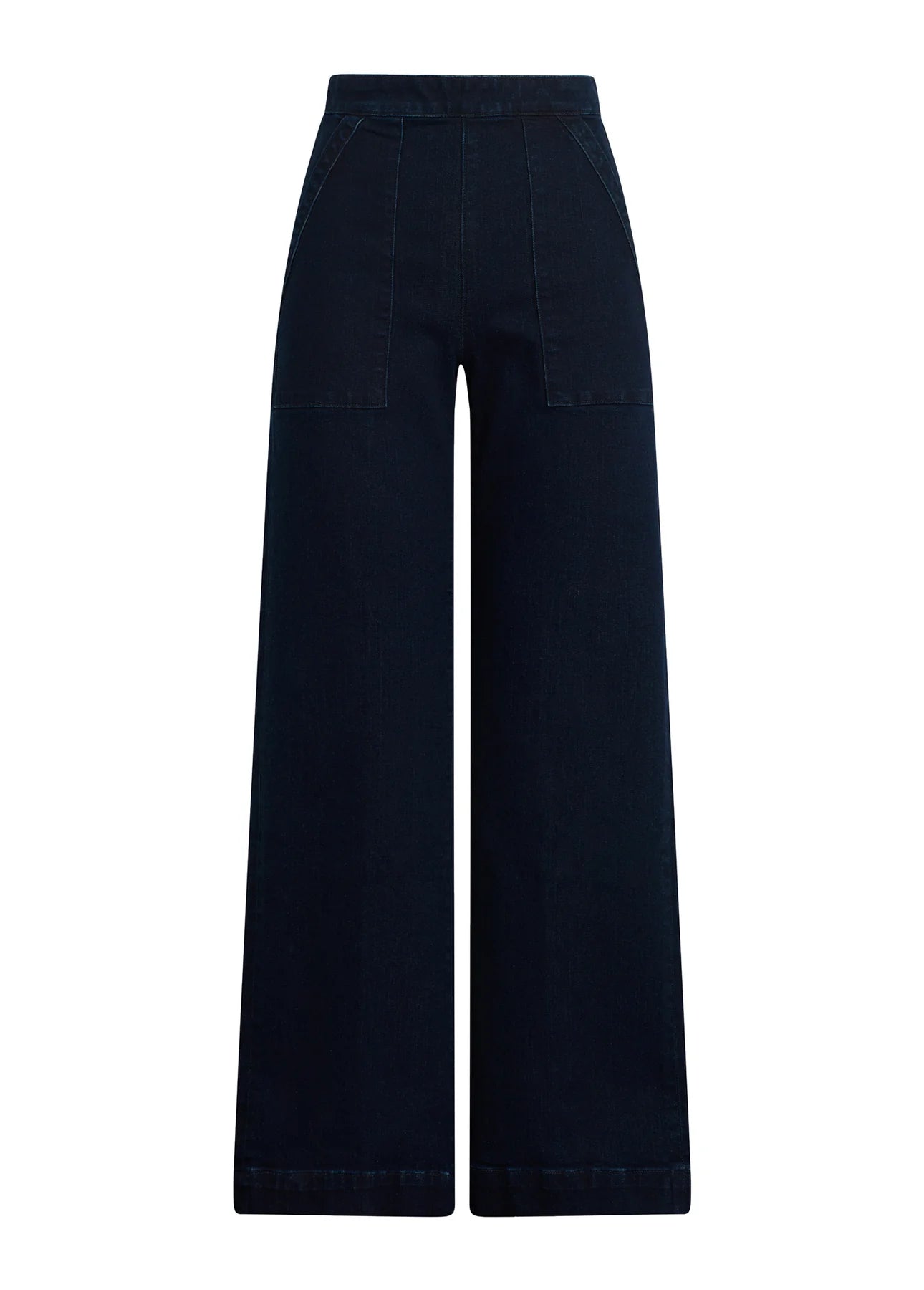 The Side Zip Wide Leg