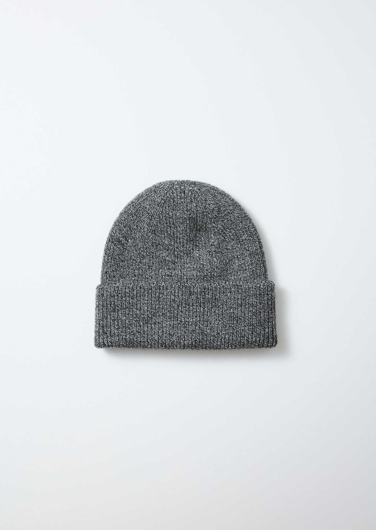 Washable Merino Seamless Beanie - Marl Black
