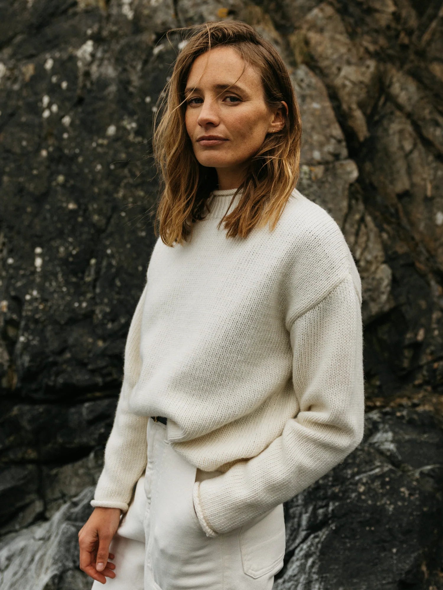 Women's Taran Sweater - Ecru
