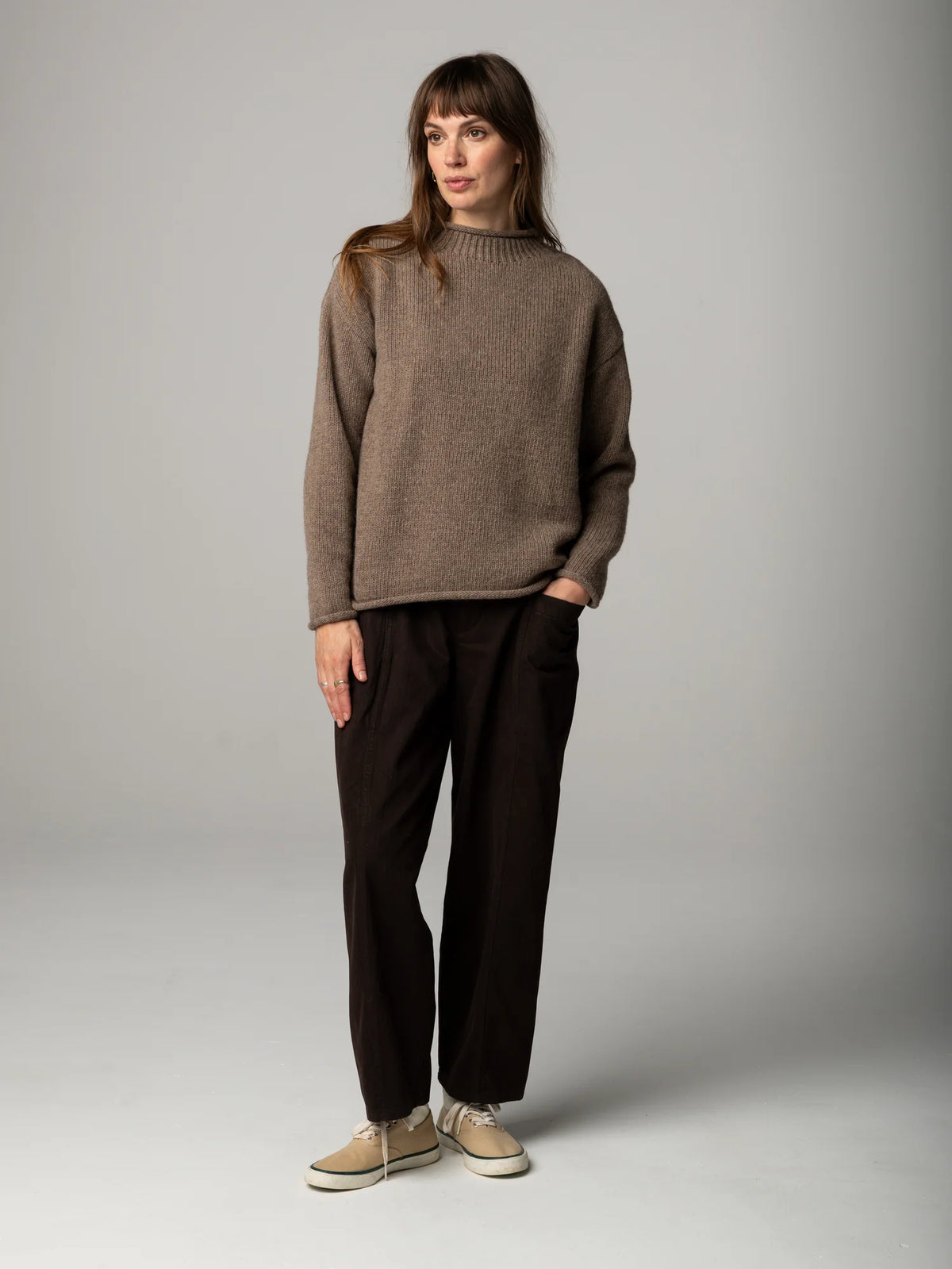 Women's Taran Sweater - Woodsmoke